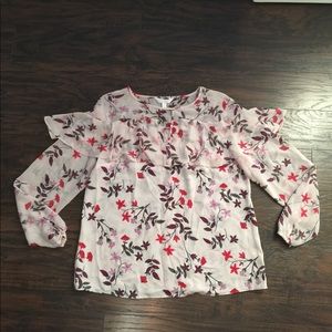 LC Lauren Conrad Sheer Blouse Like New Worn Once